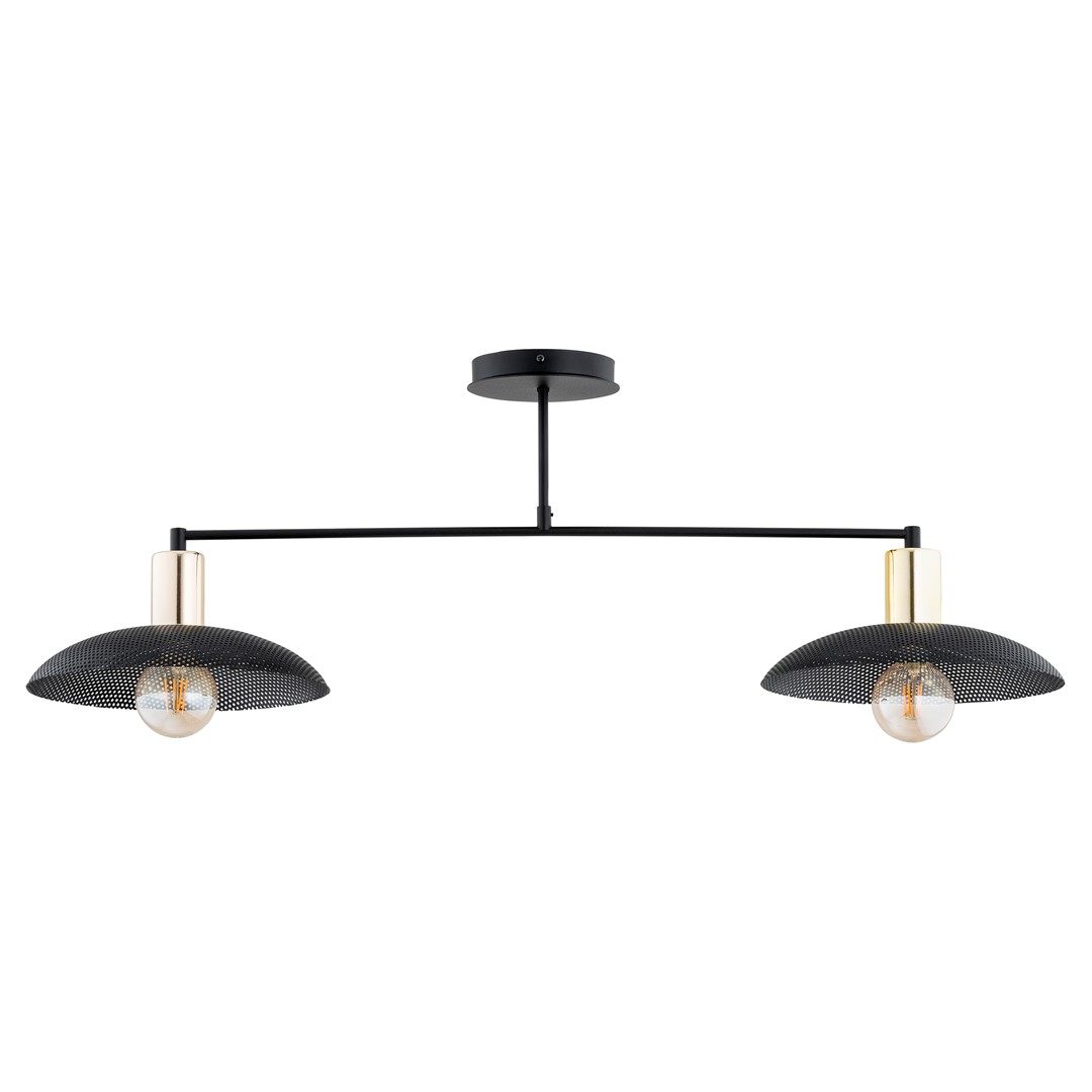 Emibig Luster SPIRIT 230V 15W MAX LED E27 Čelik Crna