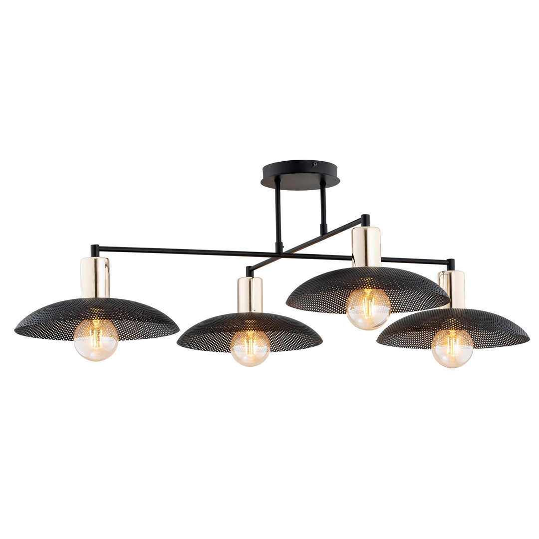 Emibig Luster SPIRIT 230V 15W MAX LED E27 Čelik Crna