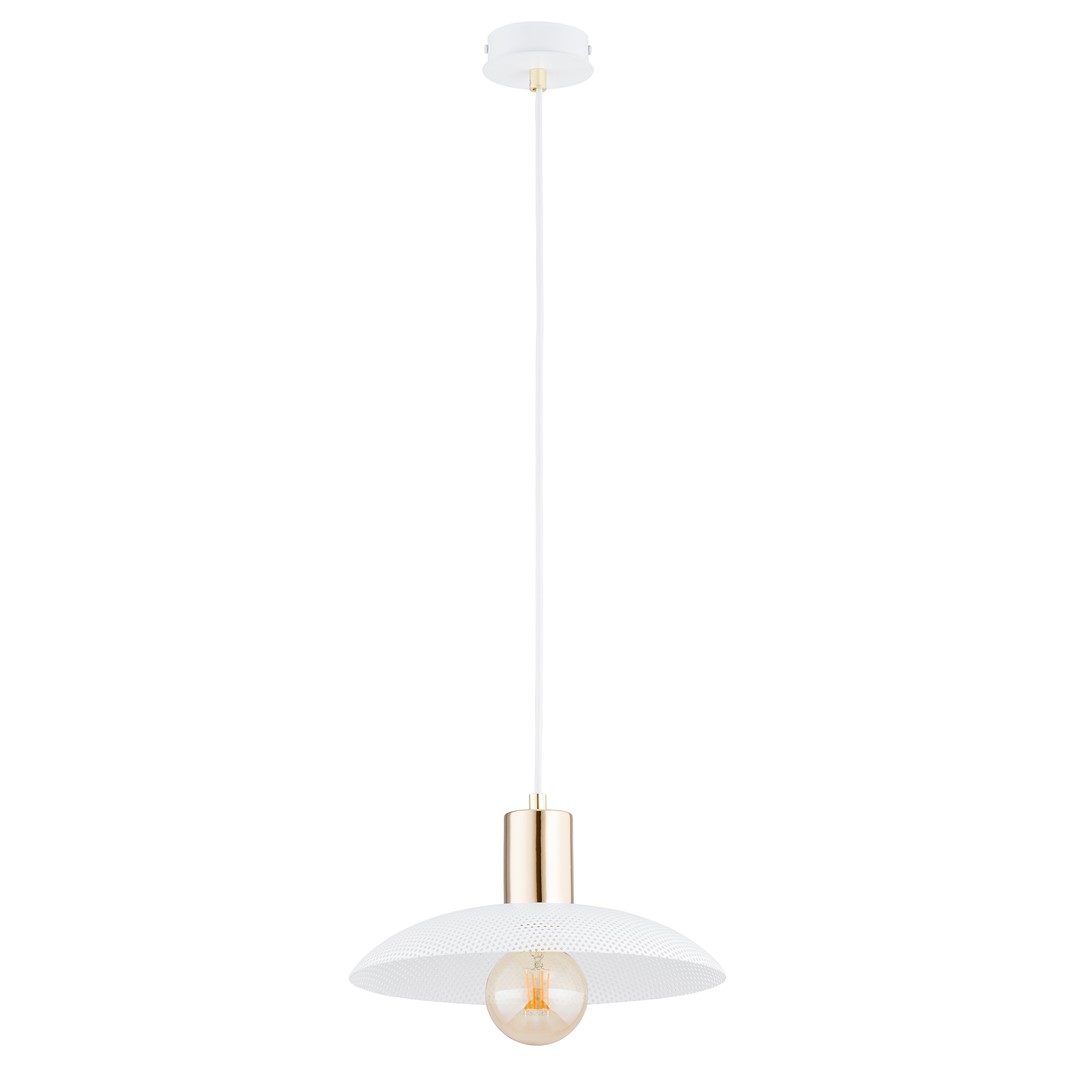 Emibig Luster SPIRIT 230V 15W MAX LED E27 Čelik Bijela