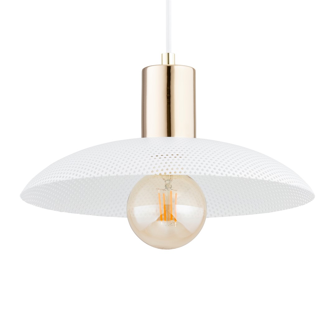 Emibig Luster SPIRIT 230V 15W MAX LED E27 Čelik Bijela