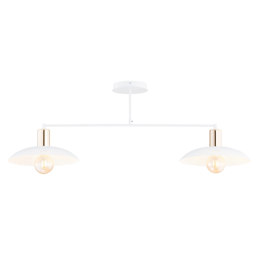 Emibig Luster SPIRIT 230V 15W MAX LED E27 Čelik Bijela
