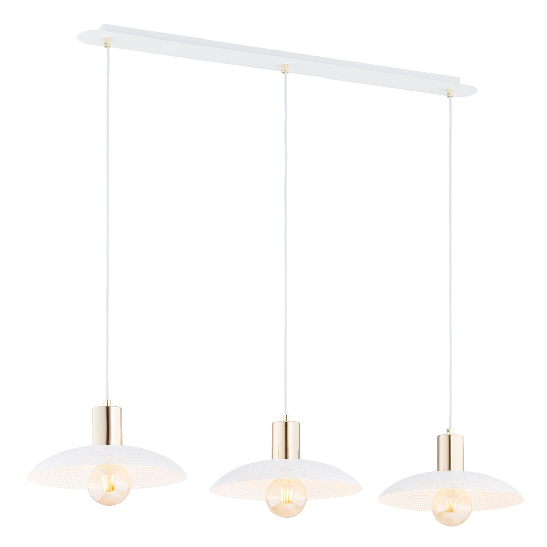 Emibig Luster SPIRIT 230V 15W MAX LED E27 Čelik Bijela