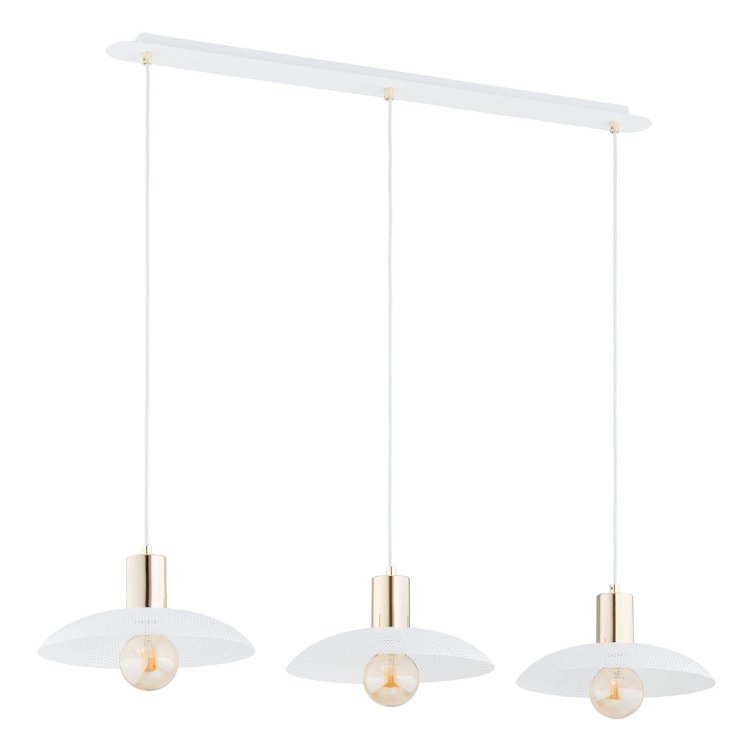 Emibig Luster SPIRIT 230V 15W MAX LED E27 Čelik Bijela