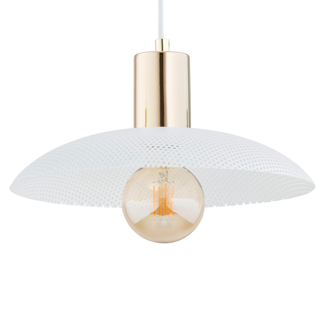 Emibig Luster SPIRIT 230V 15W MAX LED E27 Čelik Bijela