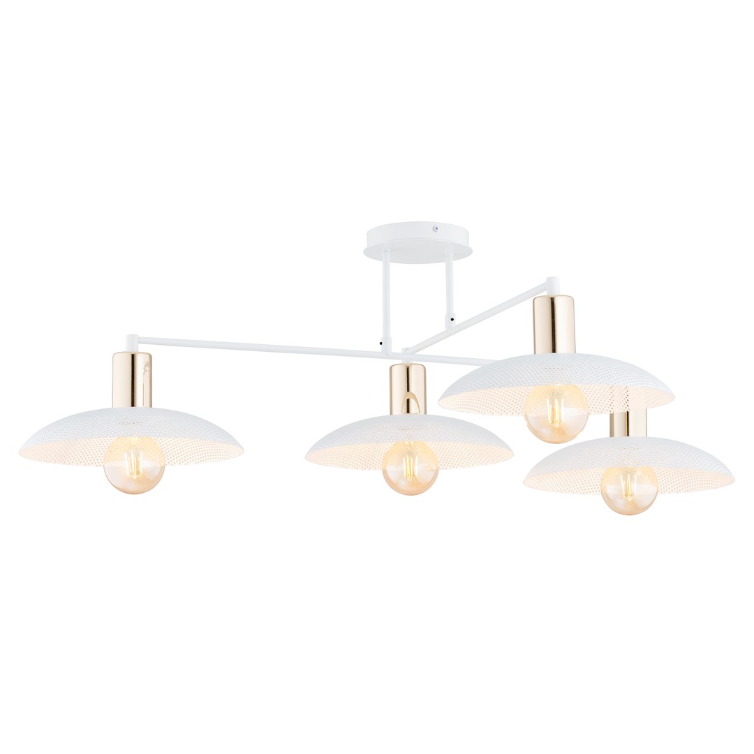 Emibig Luster SPIRIT 230V 15W MAX LED E27 Čelik Bijela