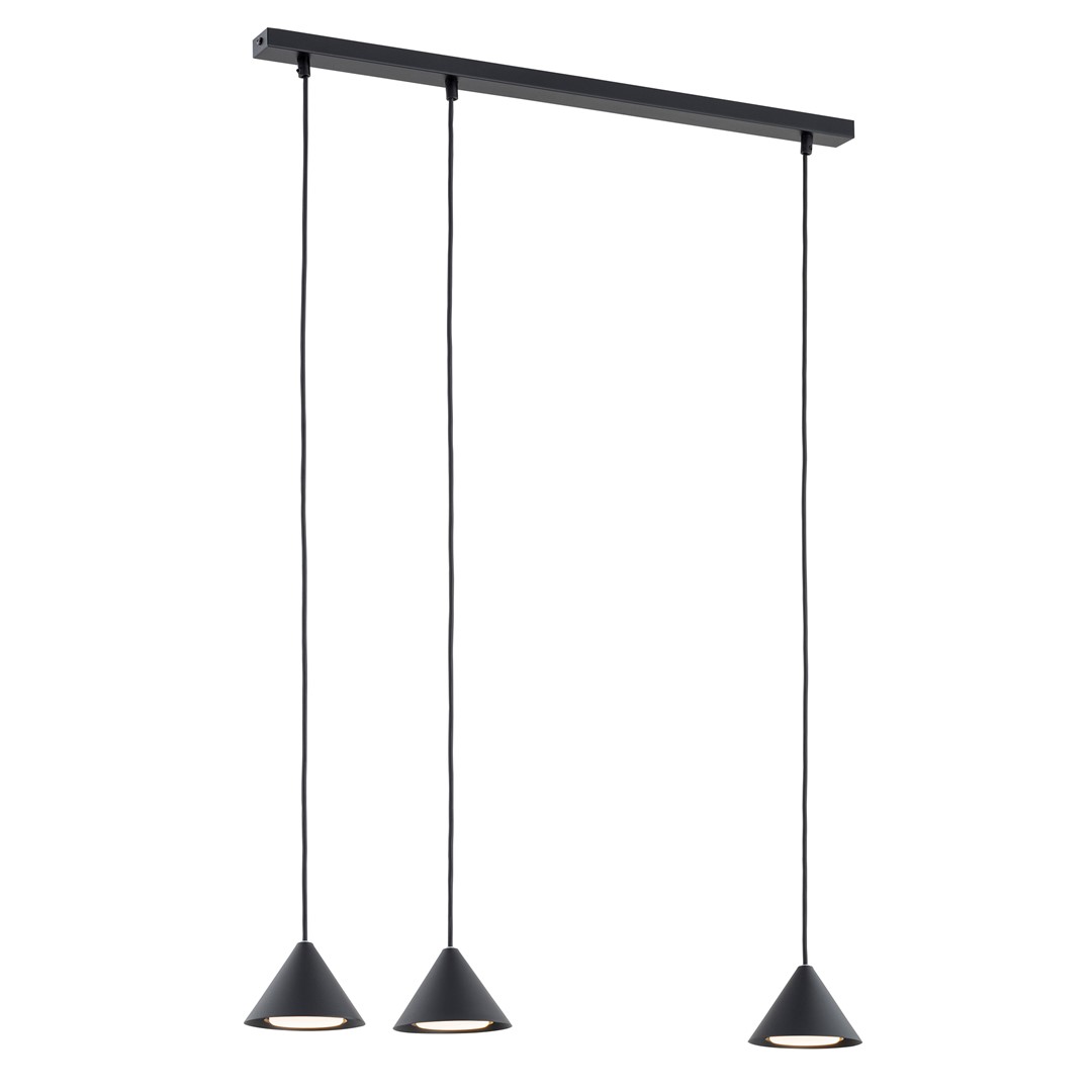 Emibig Visilica ELIT 230V 10W MAX LED GX53 Čelik Crna/ Zlatna