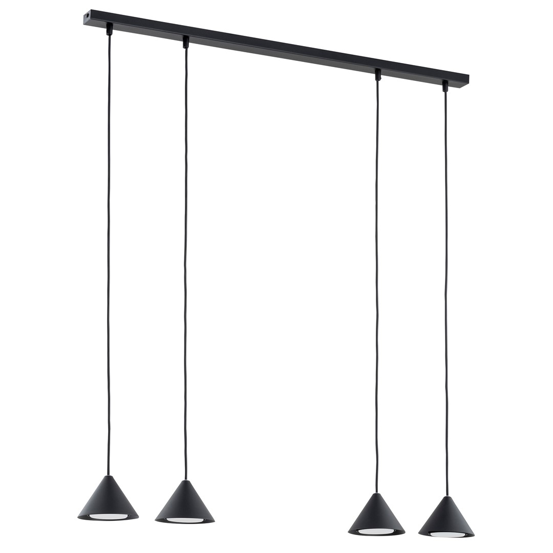 Emibig Visilica ELIT 230V 10W MAX LED GX53 Čelik Crna/ Zlatna