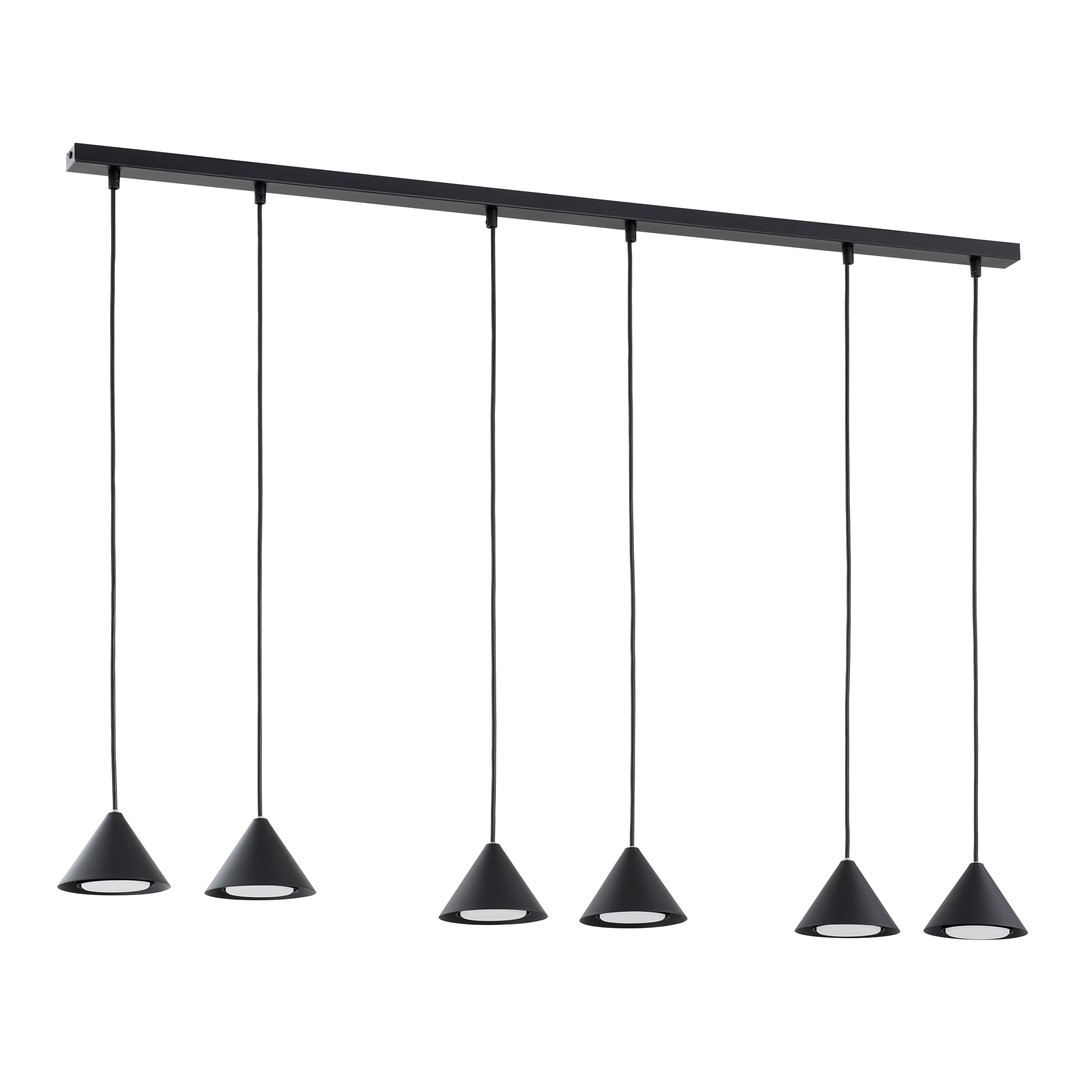 Emibig Visilica ELIT 230V 10W MAX LED GX53 Čelik Crna/ Zlatna