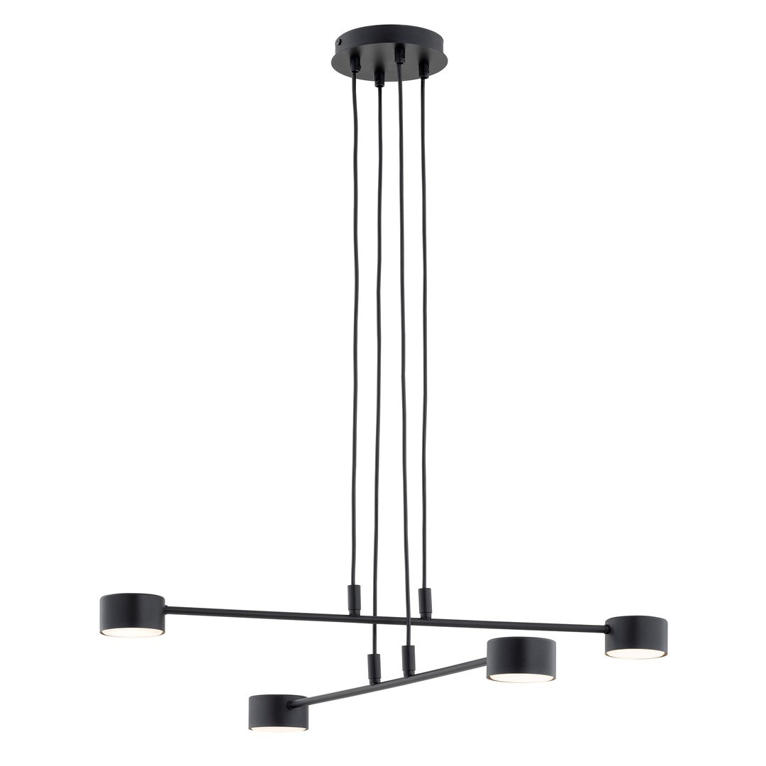 Emibig Visilica MODUS 230V 10W MAX LED GX53 Čelik Crna