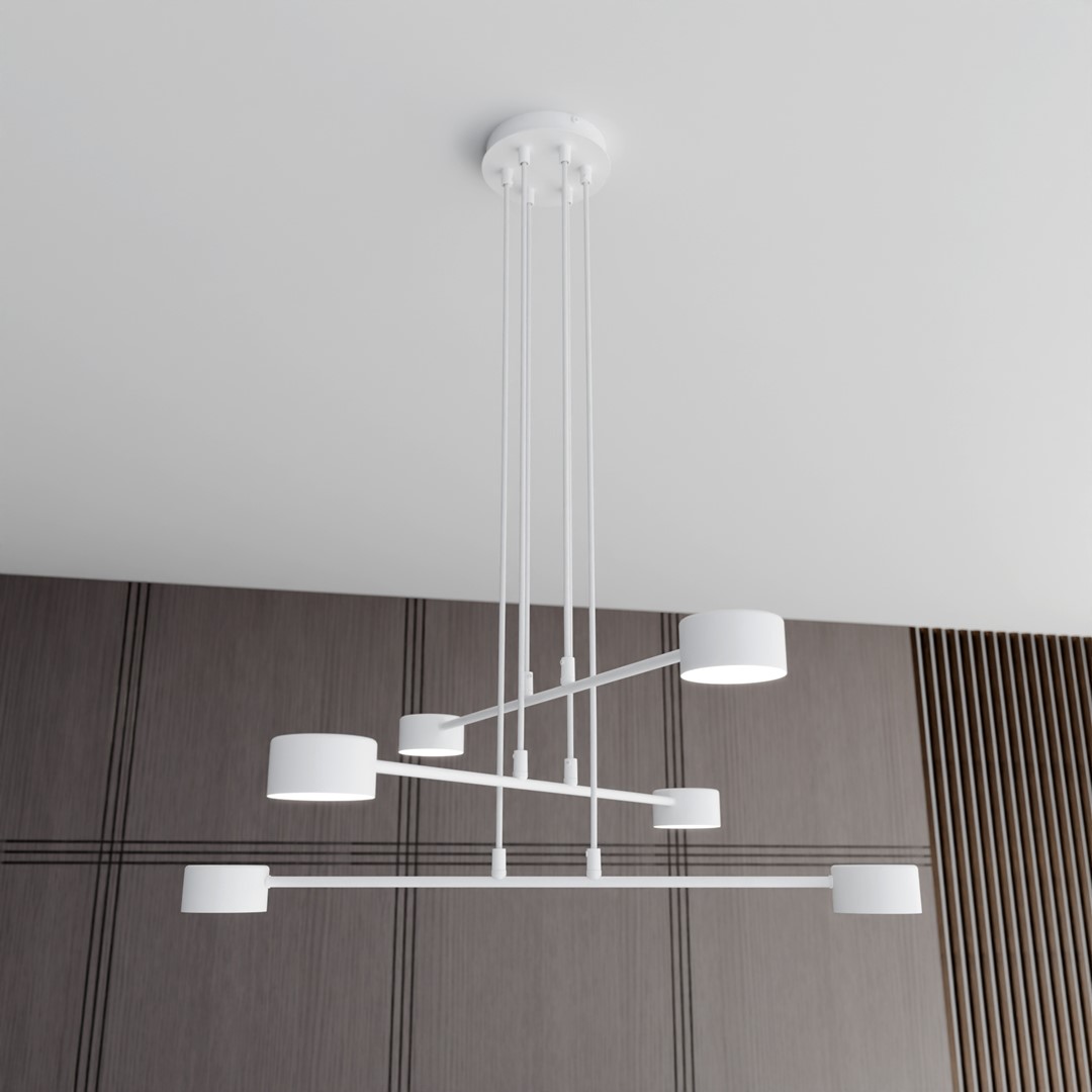 Emibig Visilica MODUS 230V 10W MAX LED GX53 Čelik Bijela