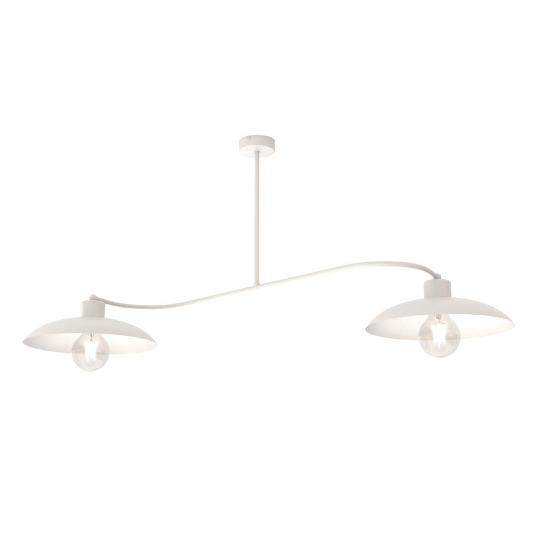 Emibig Luster FOSTER 230V 15W MAX LED E27 Čelik Bijela