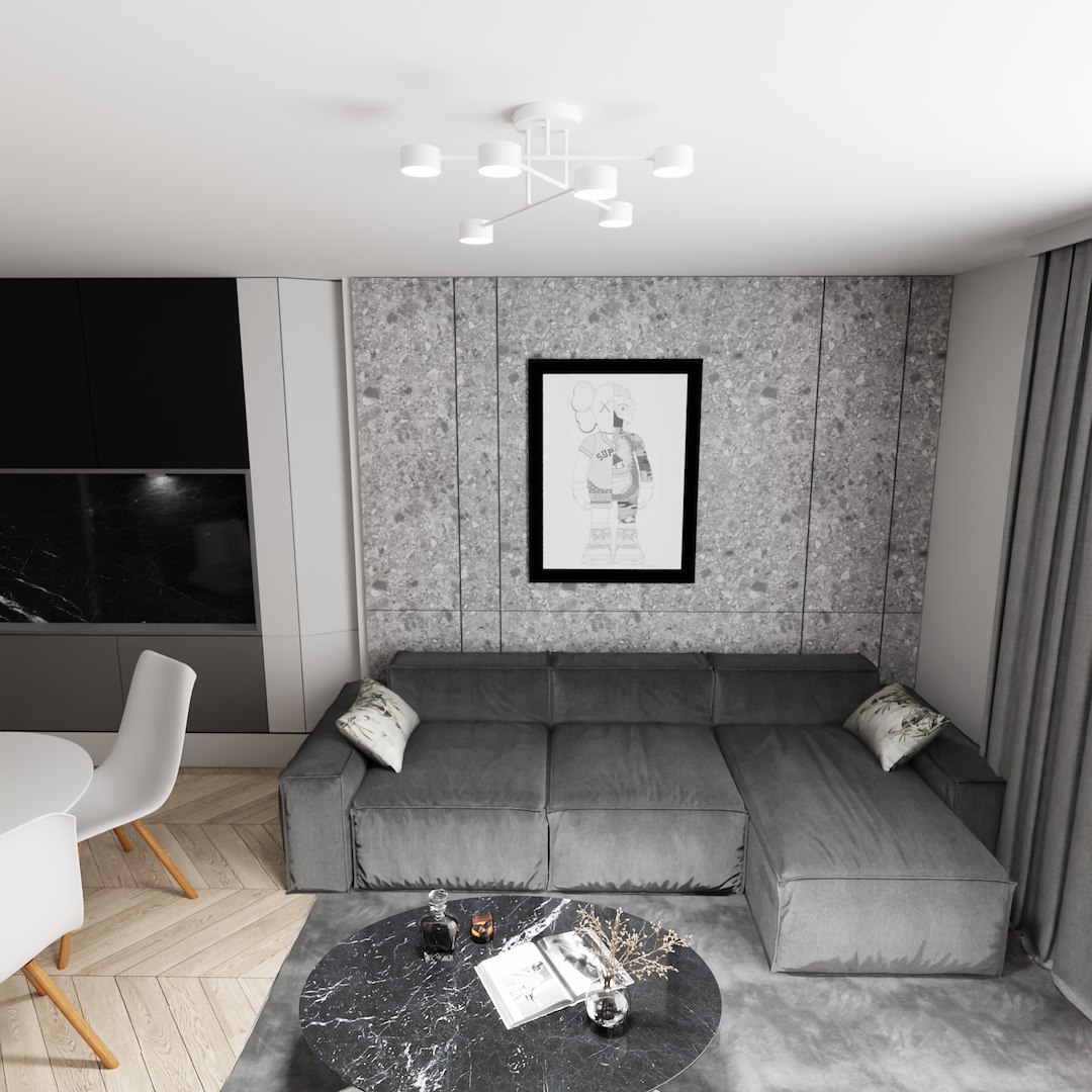 Emibig Stropna svjetiljka HALO 230V 10W MAX LED GX53 Čelik Bijela