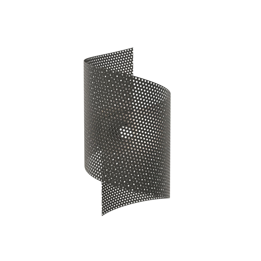 Emibig Zidna lampa SPIRAL 230V 8W MAX LED G9 Čelik Crna