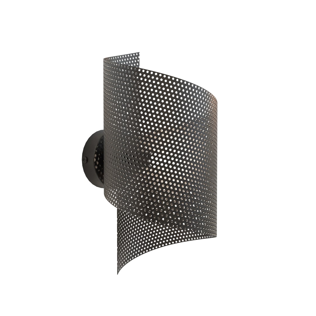 Emibig Zidna lampa SPIRAL 230V 8W MAX LED G9 Čelik Crna