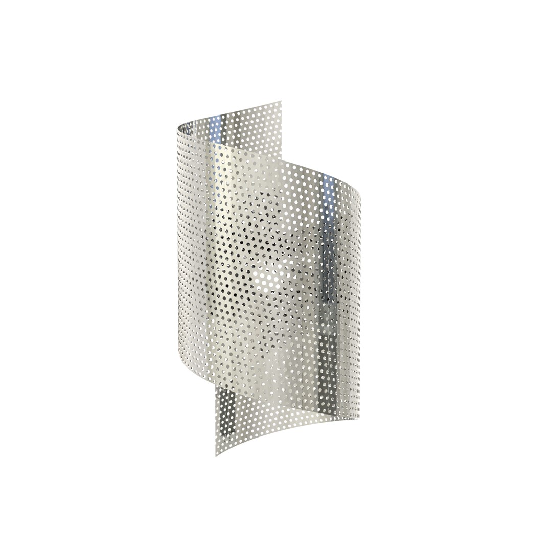 Emibig Zidna lampa SPIRAL 230V 8W MAX LED G9 Čelik Srebro
