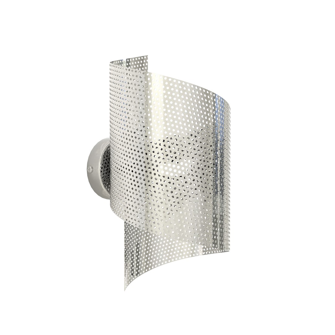 Emibig Zidna lampa SPIRAL 230V 8W MAX LED G9 Čelik Srebro