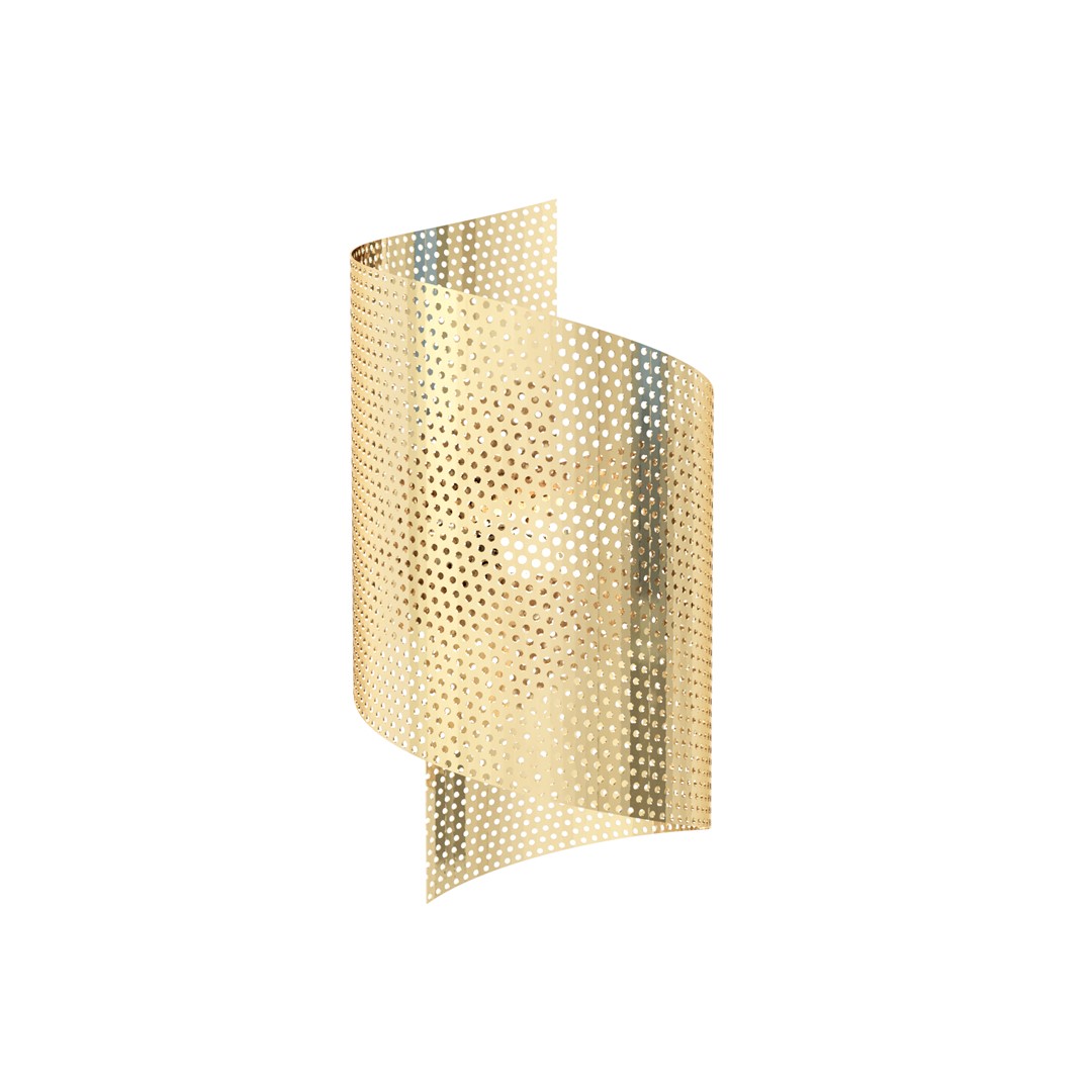Emibig Zidna lampa SPIRAL 230V 8W MAX LED G9 Čelik Zlato