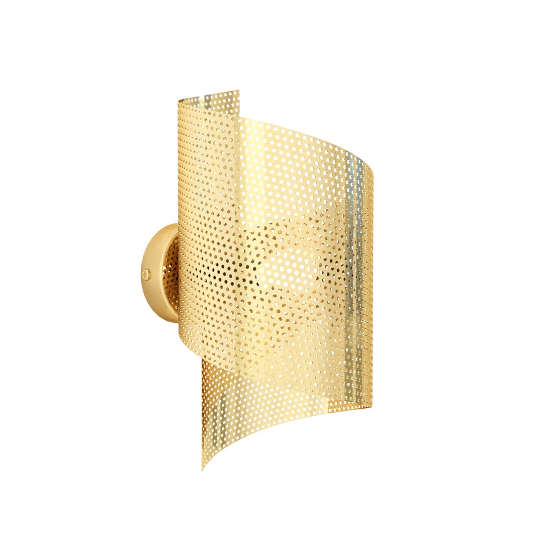Emibig Zidna lampa SPIRAL 230V 8W MAX LED G9 Čelik Zlato
