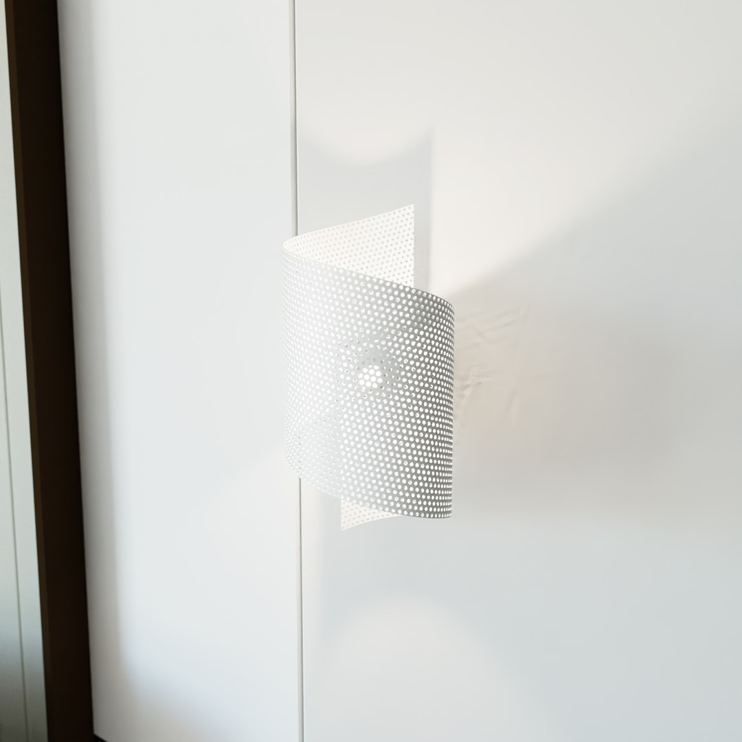 Emibig Zidna lampa SPIRAL 230V 8W MAX LED G9 Čelik Bijela