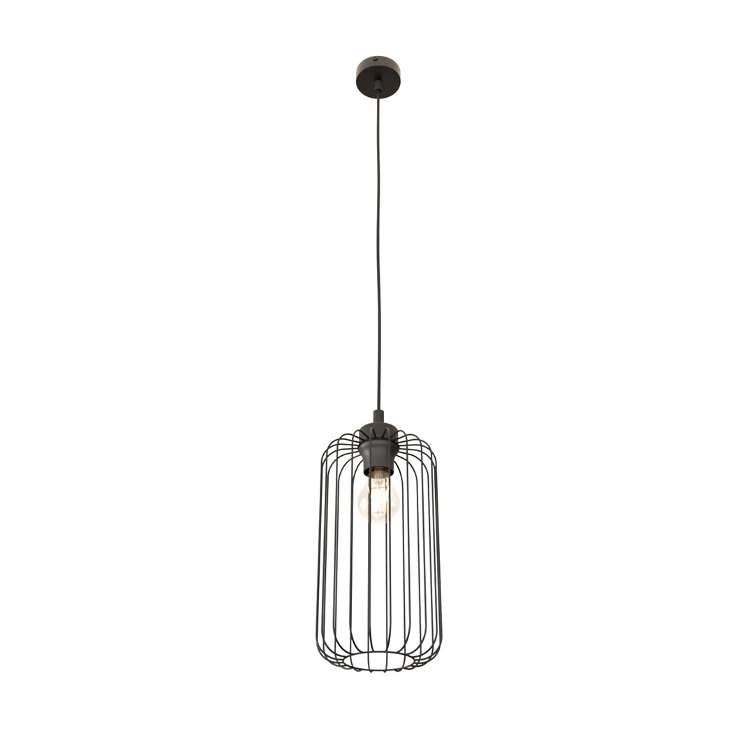 Emibig Visilica VANDER 230V 15W MAX LED E27 Čelik Crna