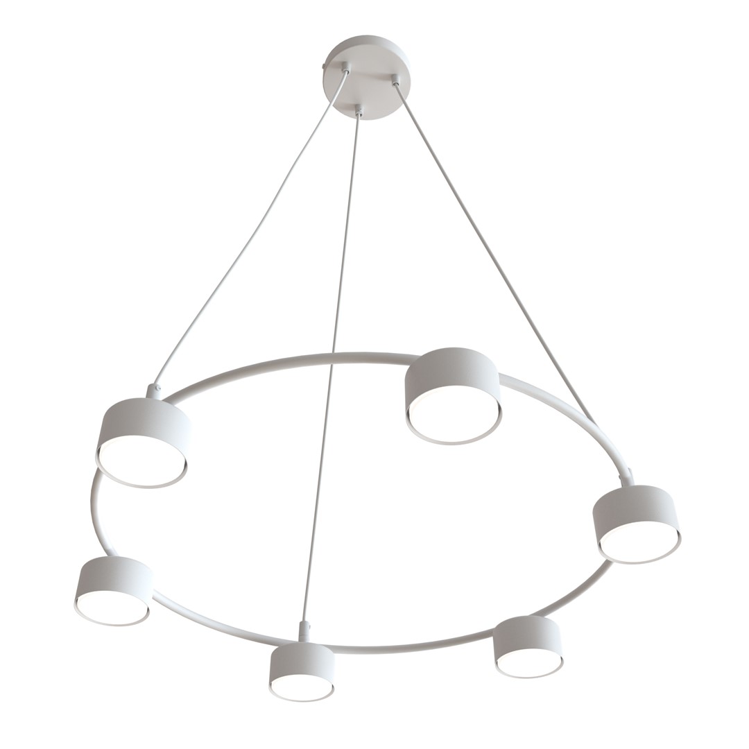 Emibig Visilica STARLIT 230V 10W MAX LED GX53 Čelik Bijela