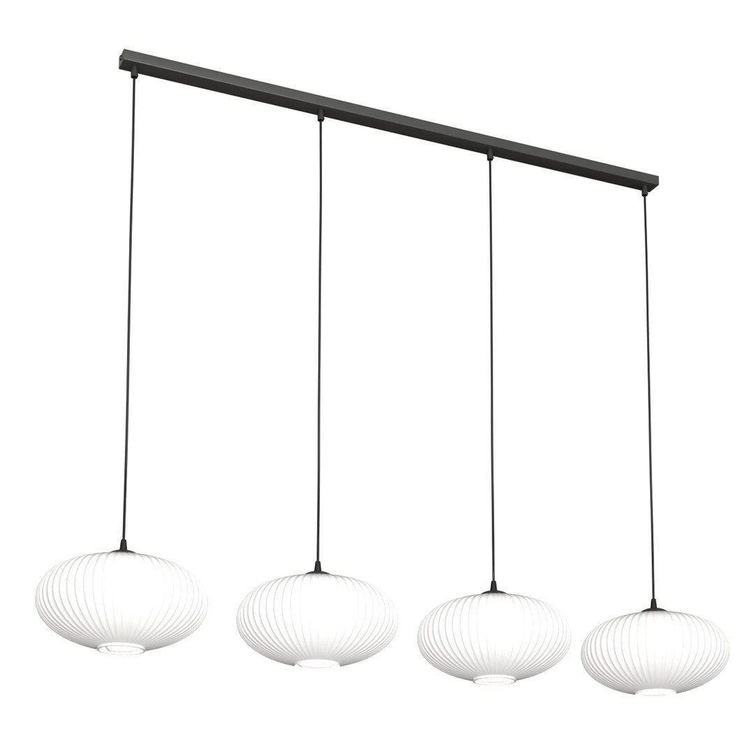 Emibig Visilica COCO 230 V 15W MAX LED E27 Čelik/ Staklo Crna