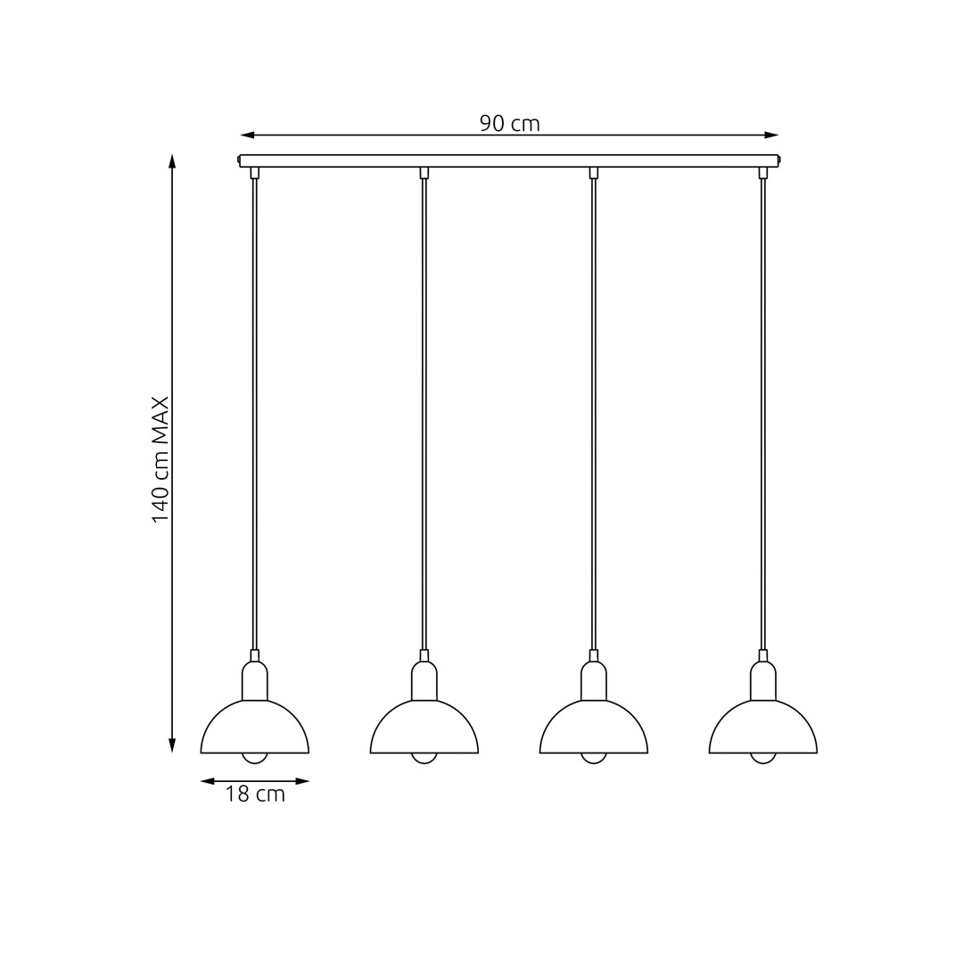 Emibig Visilica MOTO 230 V 10W MAX LED E14 Čelik Crna/ Zlatna