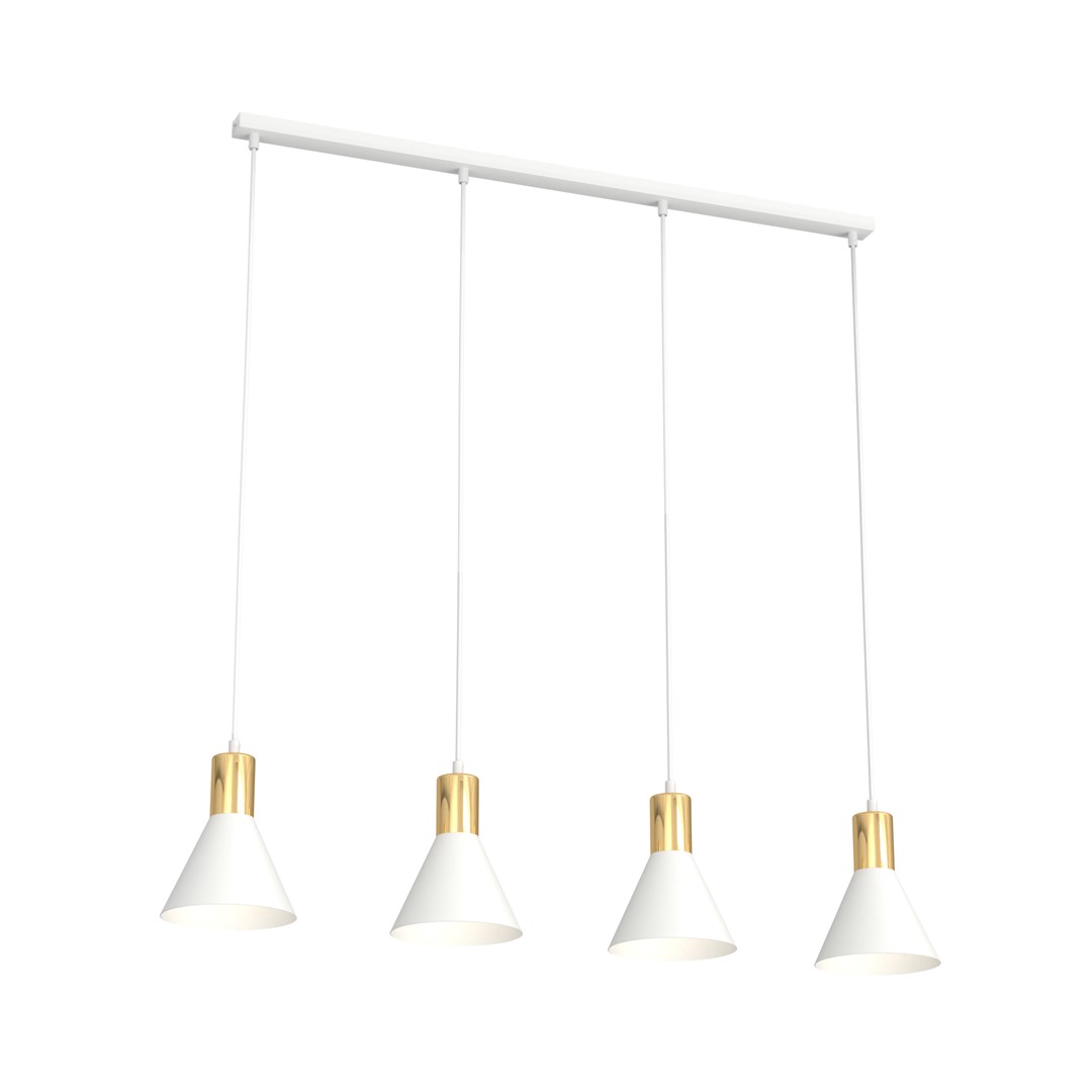 Emibig Visilica ROSA 230 V 15W MAX LED E27 Čelik Bijela