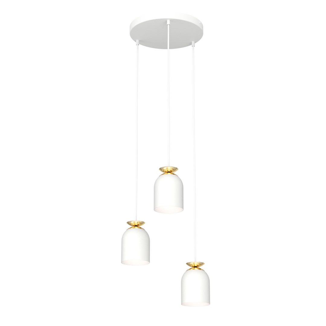 Emibig Visilica TARGET 230 V 15W MAX LED E27 Čelik Bijela