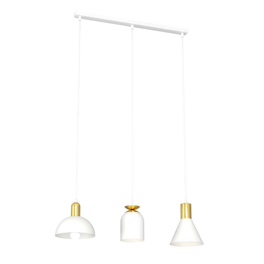 Emibig Visilica FOX 230 V 15W MAX LED E27 Čelik Bijela