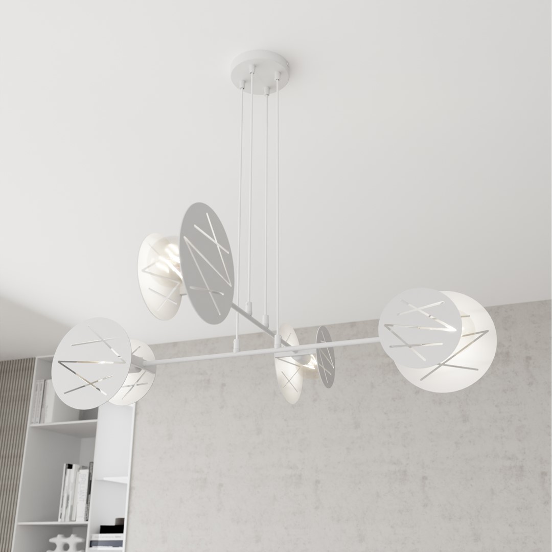 Emibig Visilica XOTIC 230 V 15W MAX LED E27 Čelik Bijela