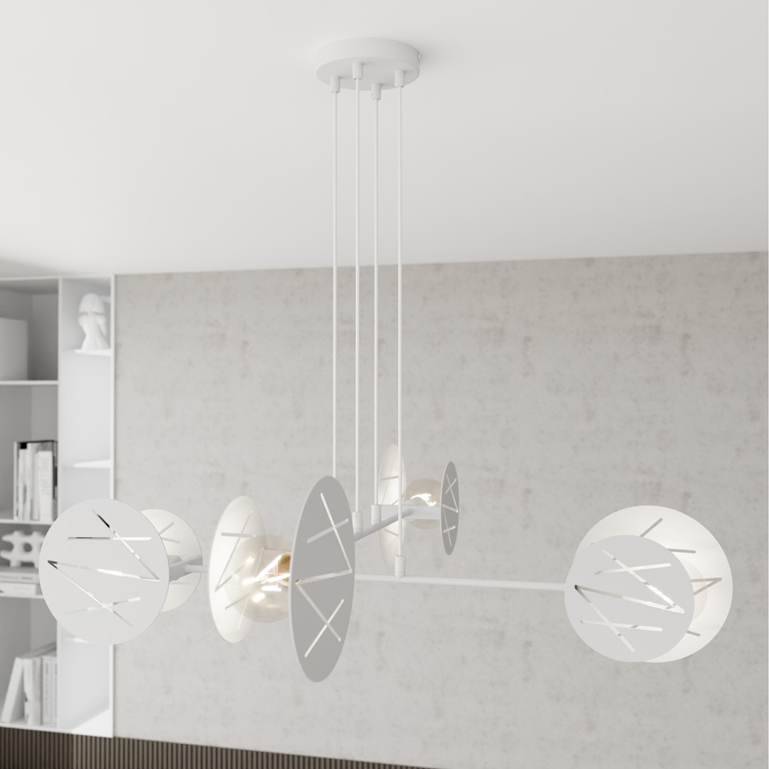 Emibig Visilica XOTIC 230 V 15W MAX LED E27 Čelik Bijela