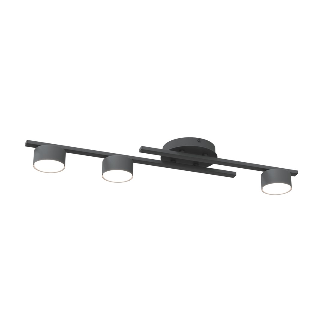 Emibig Stropna svjetiljka FRAGMENT 230 V 10W MAX LED GX53 Čelik Crna
