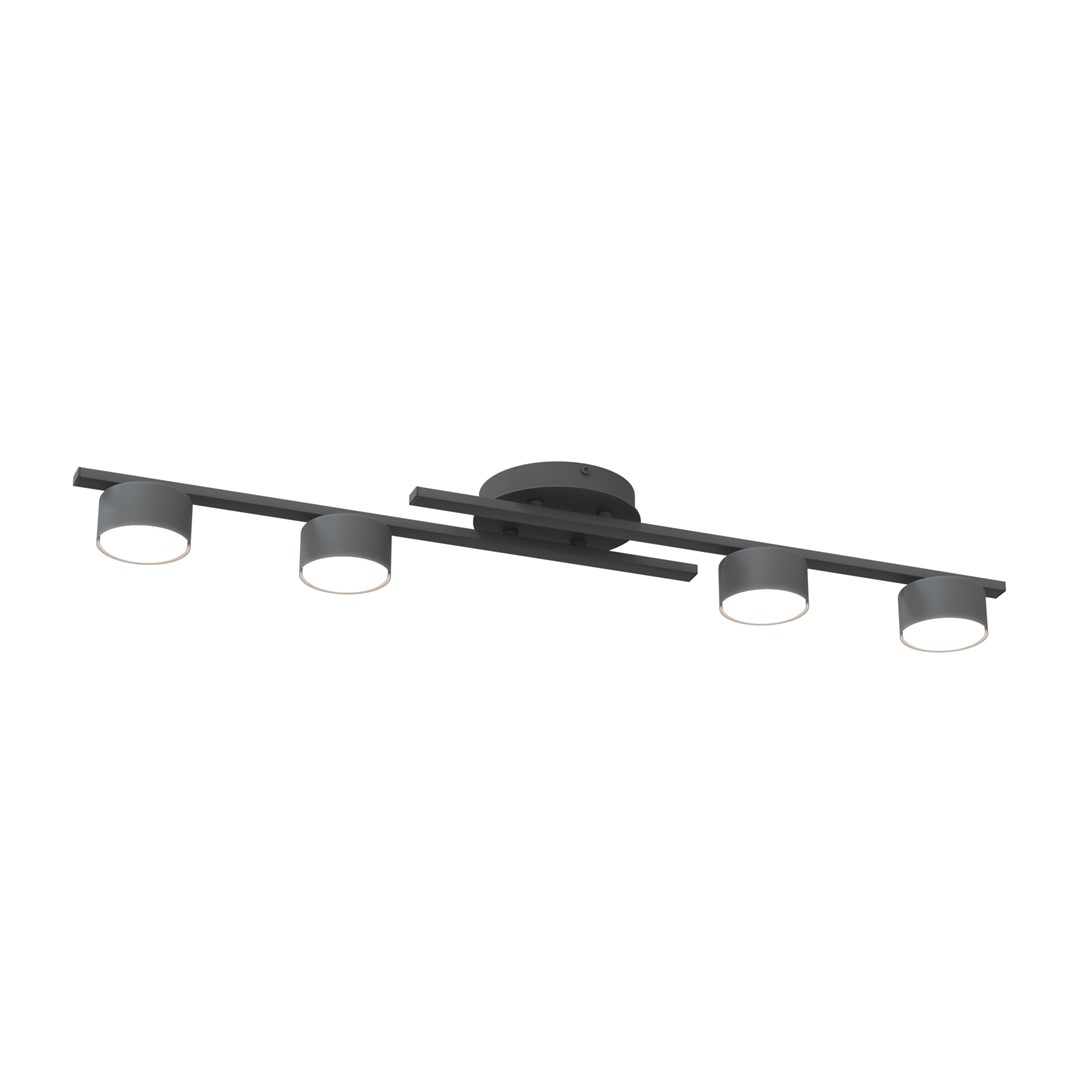 Emibig Stropna svjetiljka FRAGMENT 230 V 10W MAX LED GX53 Čelik Crna
