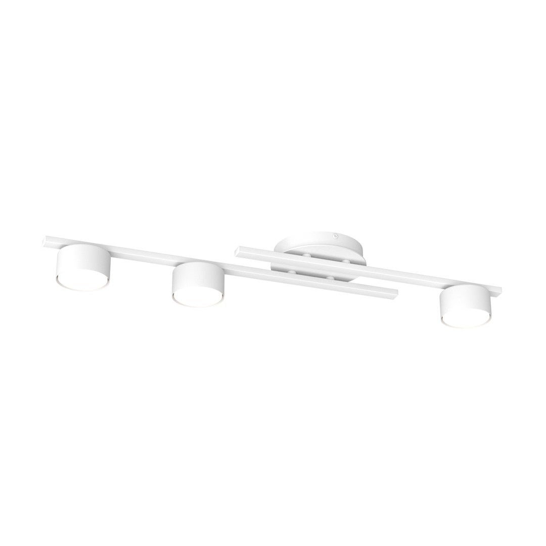 Emibig Stropna svjetiljka FRAGMENT 230 V 10W MAX LED GX53 Čelik Bijela