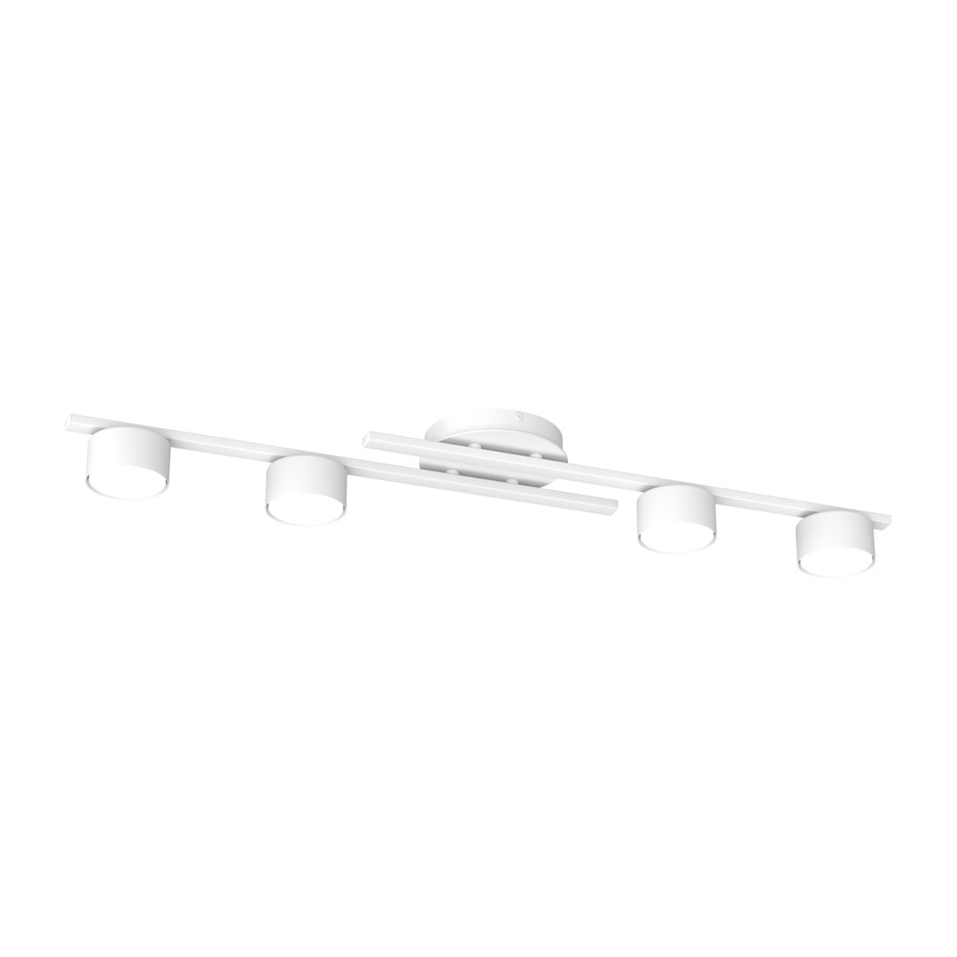 Emibig Stropna svjetiljka FRAGMENT 230 V 10W MAX LED GX53 Čelik Bijela