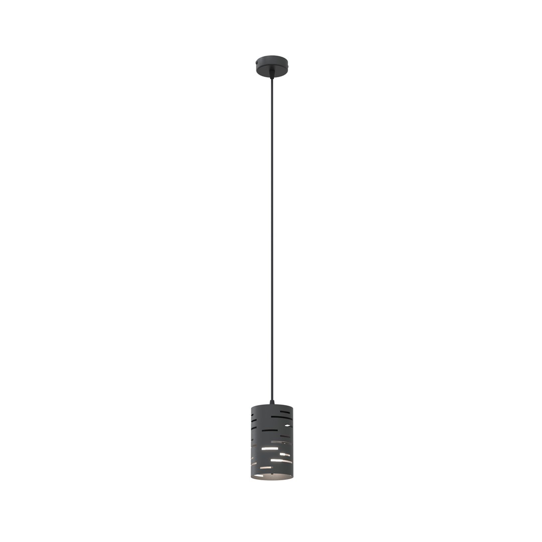 Emibig Visilica TANK 230 V 15W MAX LED E27 Čelik Crna