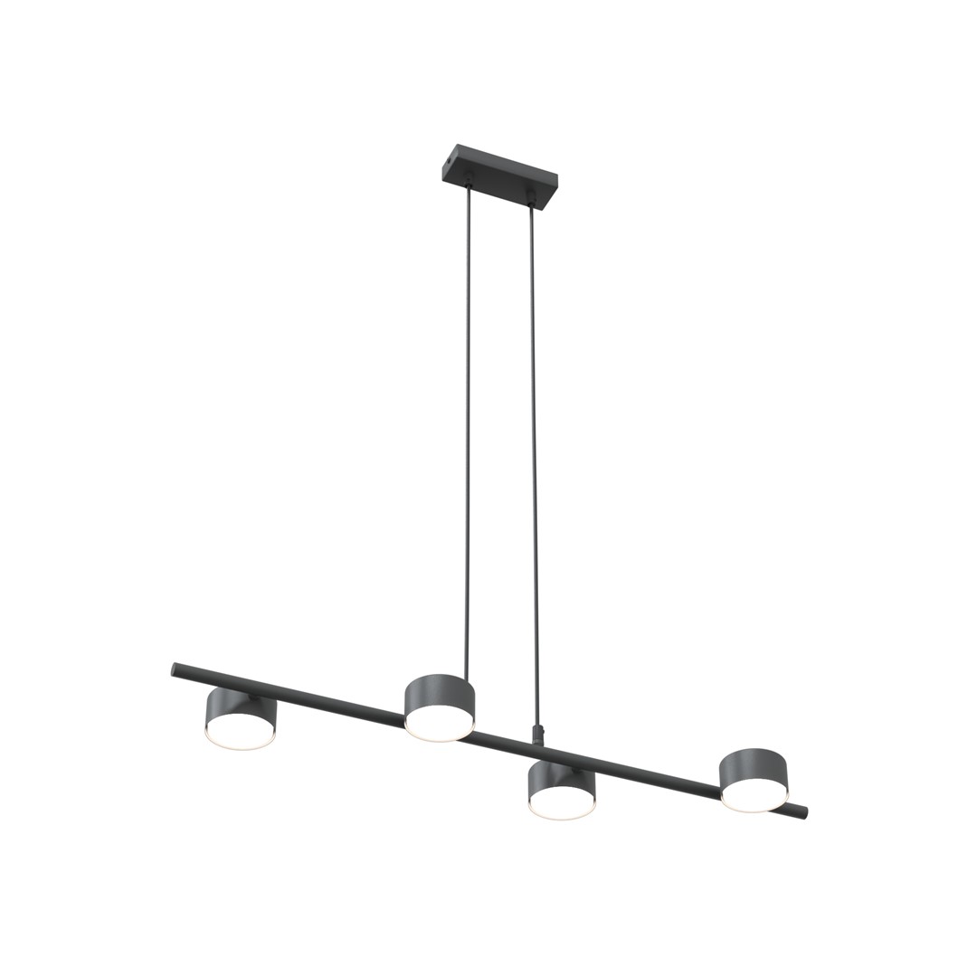 Emibig Visilica SORA 230 V 12W MAX LED GX53 Čelik Crna