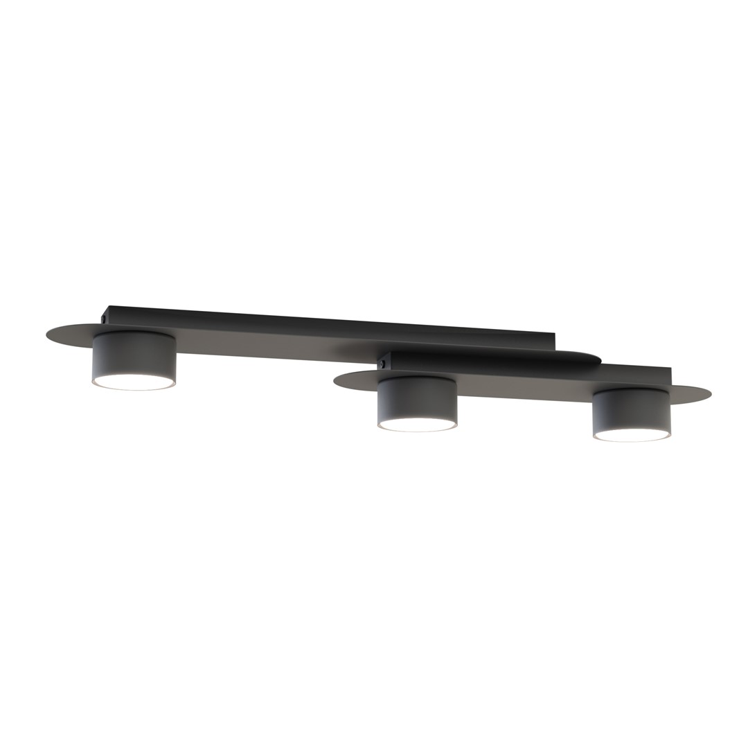 Emibig Stropna svjetiljka STILO 230 V 12W MAX LED GX53 Čelik Crna
