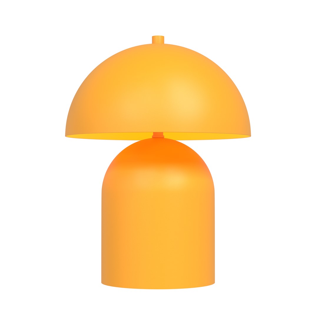 Emibig Stolna lampa MUSH 230 V 8W MAX LED G9 Čelik Narančasta