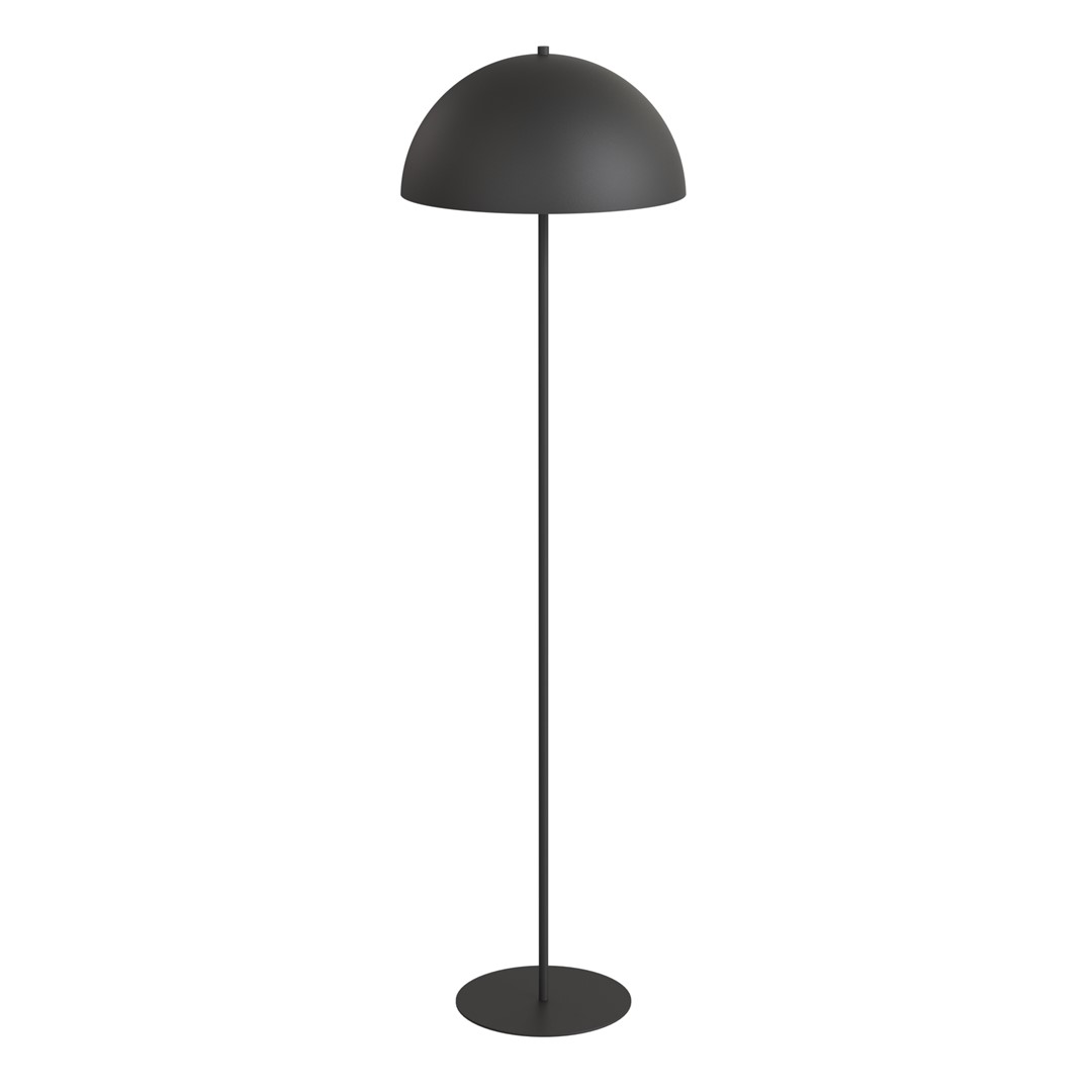 Emibig Podna lampa MOGU 230 V 15W MAX LED E27 Čelik Crna