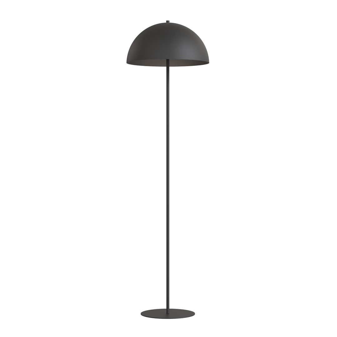 Emibig Podna lampa MOGU 230 V 15W MAX LED E27 Čelik Crna