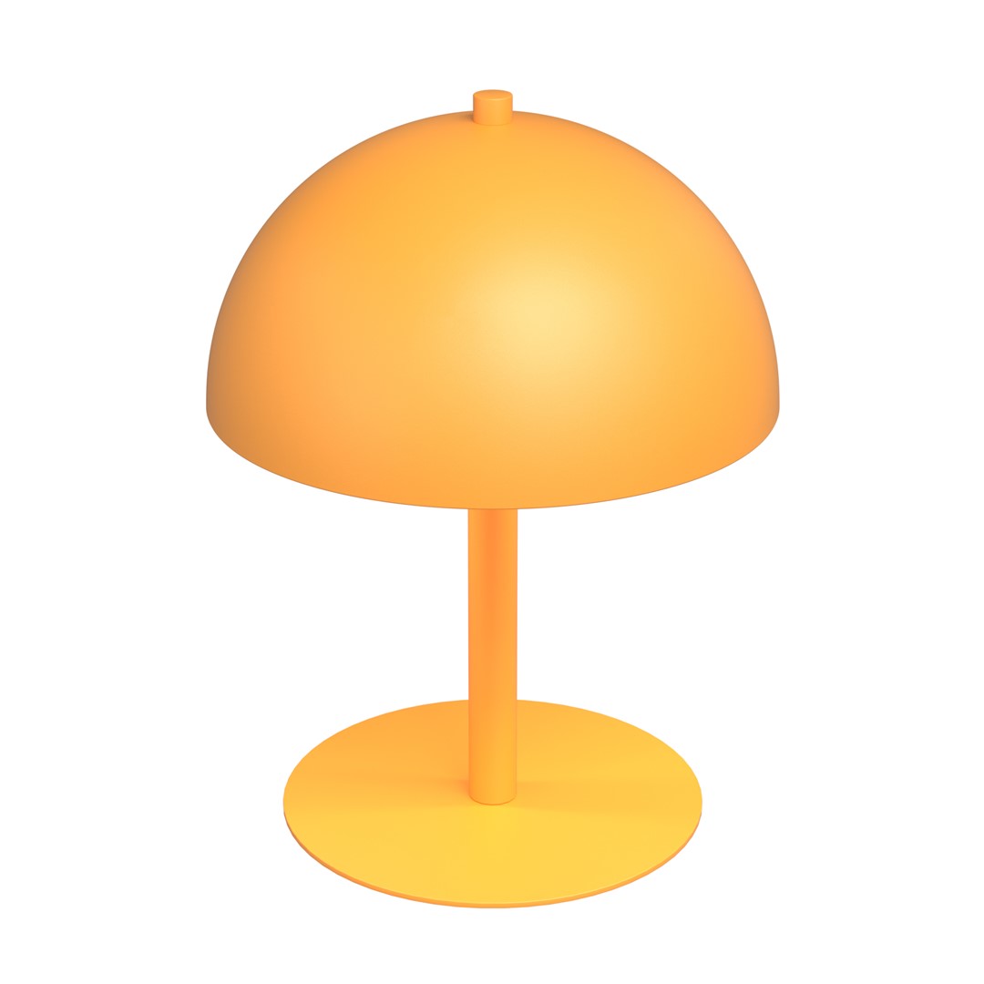 Emibig Stolna lampa MOGU 230 V 8W MAX LED G9 Čelik Narančasta