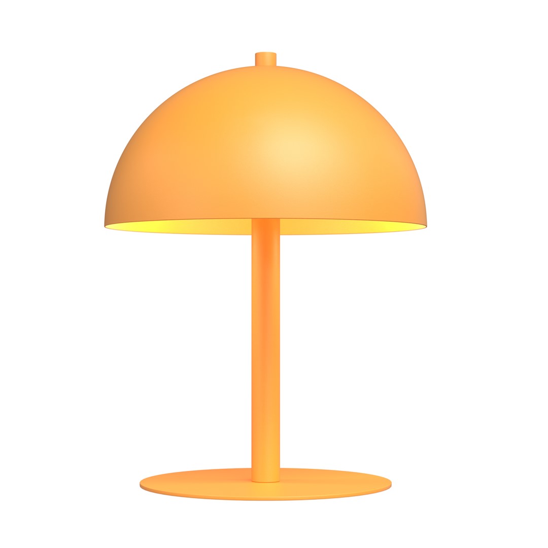 Emibig Stolna lampa MOGU 230 V 8W MAX LED G9 Čelik Narančasta