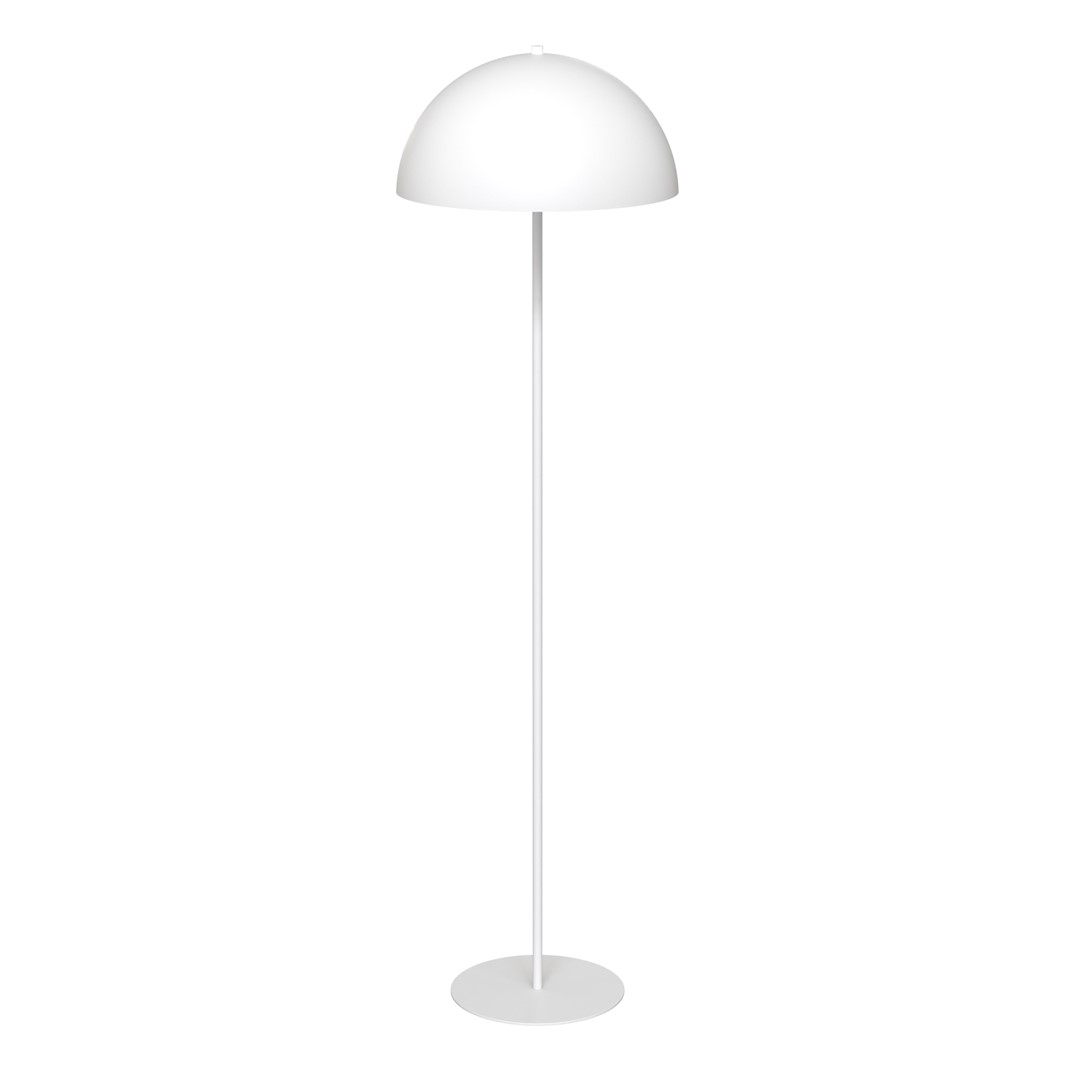 Emibig Podna lampa MOGU 230 V 15W MAX LED E27 Čelik Bijela