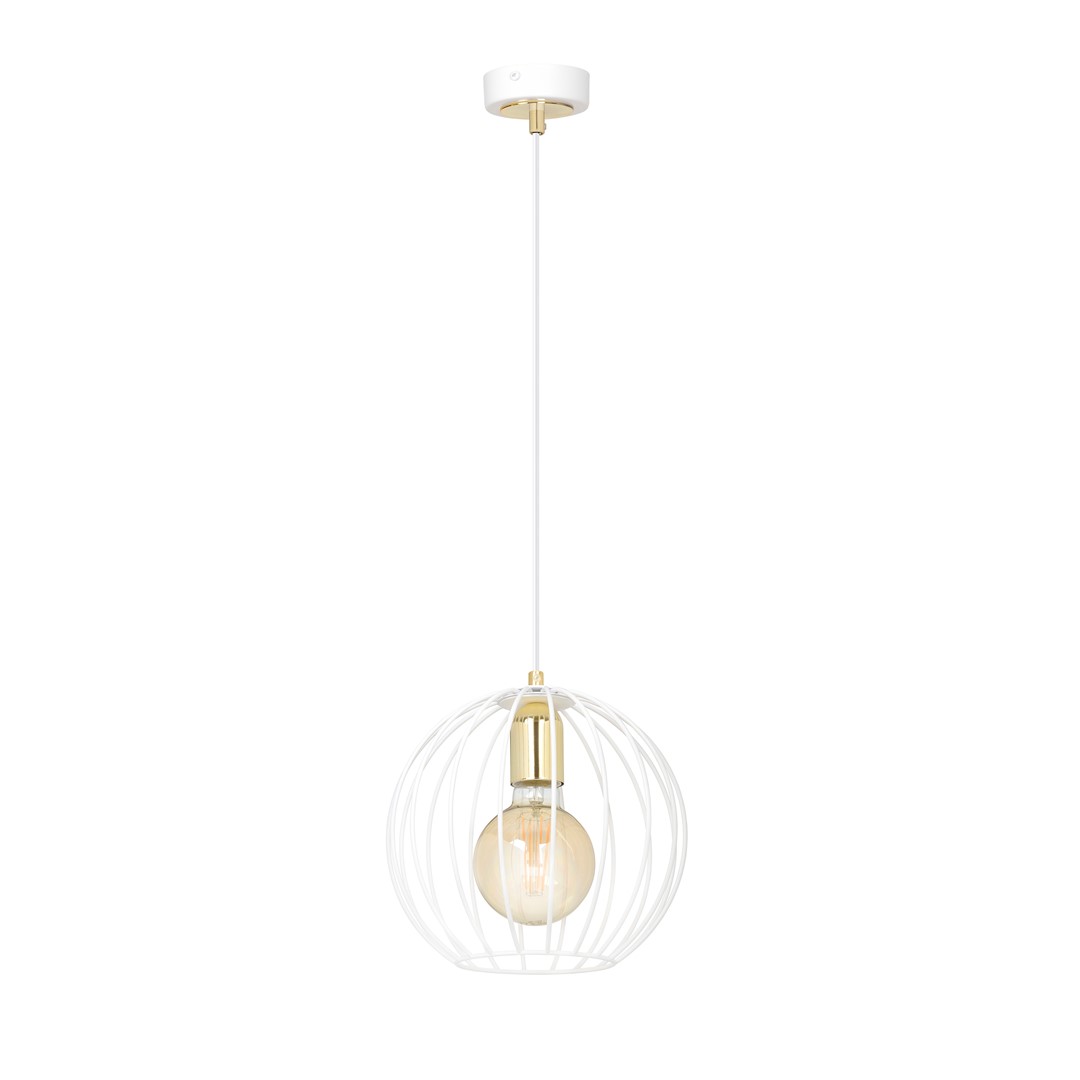 Emibig Visilica ALBIO 230V 15W MAX LED E27 Čelik Bijela