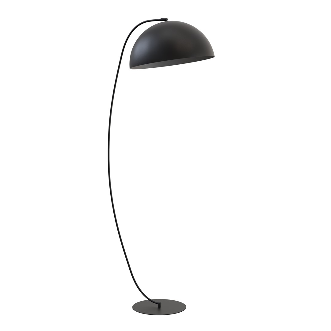 Emibig Podna lampa ARCOS 230 V 12W MAX LED GX53 Čelik Crna