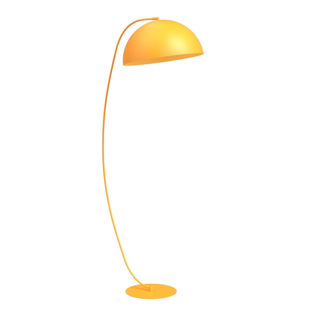 Emibig Podna lampa ARCOS 230 V 12W MAX LED GX53 Čelik Narančasta