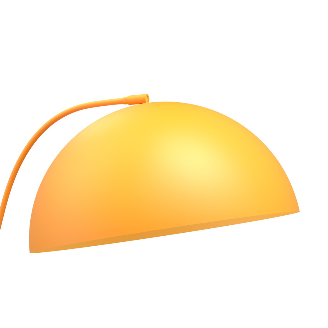 Emibig Podna lampa ARCOS 230 V 12W MAX LED GX53 Čelik Narančasta