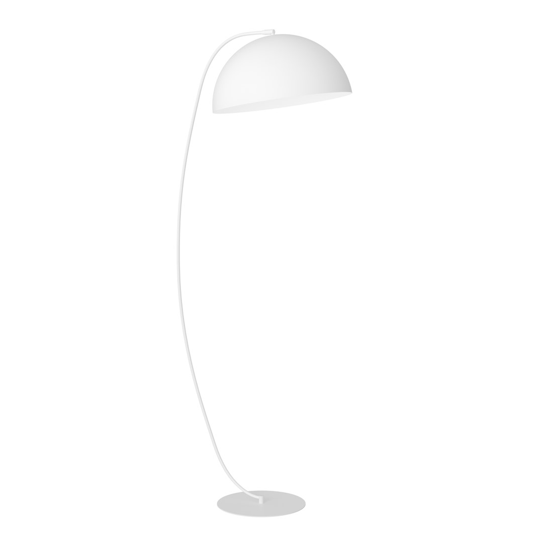 Emibig Podna lampa ARCOS 230 V 12W MAX LED GX53 Čelik Bijela
